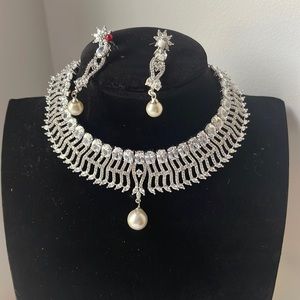 Trendy luxury cubic zirconia set